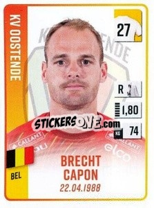 Cromo Brecht Capon - Belgian Pro League 2022-2023 n. 248 - Panini