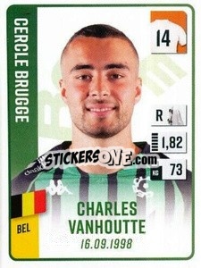 Cromo Charles Vanhoutte - Belgian Pro League 2022-2023 n. 59 - Panini