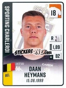 Cromo Daan Heymans - Belgian Pro League 2022-2023 n. 106 - Panini