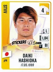 Cromo Daiki Hashioka - Belgian Pro League 2022-2023 n. 296 - Panini