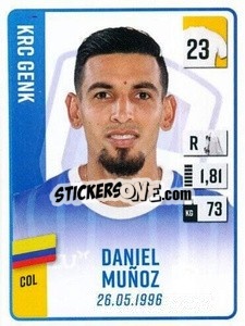 Sticker Daniel Munoz - Belgian Pro League 2022-2023 n. 138 - Panini