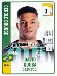 Cromo David Sousa - Belgian Pro League 2022-2023 n. 54 - Panini