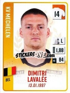 Cromo Dimitri Lavalée - Belgian Pro League 2022-2023 n. 211 - Panini