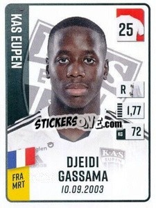 Cromo Djeidi Gassama - Belgian Pro League 2022-2023 n. 132 - Panini
