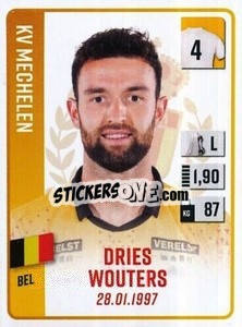 Figurina Dries Wouters - Belgian Pro League 2022-2023 n. 206 - Panini