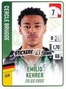 Cromo Emilio Kehrer - Belgian Pro League 2022-2023 n. 65 - Panini