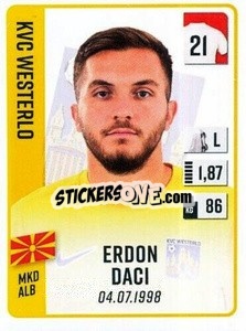 Cromo Erdon Daci - Belgian Pro League 2022-2023 n. 373 - Panini