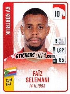 Cromo Faïz Selemani - Belgian Pro League 2022-2023 n. 198 - Panini