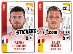 Figurina Florian Le Joncour / Gilles Ruyssen - Belgian Pro League 2022-2023 n. 499 - Panini