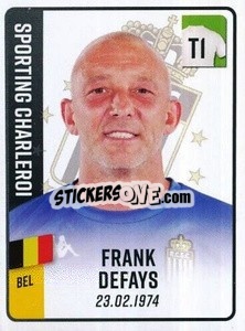 Sticker Frank Defays - Belgian Pro League 2022-2023 n. 92 - Panini