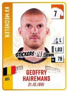 Figurina Geoffry Hairemans - Belgian Pro League 2022-2023 n. 213 - Panini