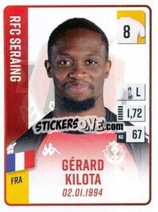 Cromo Gérard Kilota - Belgian Pro League 2022-2023 n. 276 - Panini