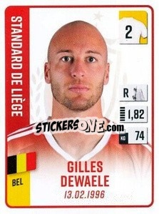 Figurina Gilles Dewaele - Belgian Pro League 2022-2023 n. 314 - Panini
