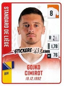 Figurina Gojko Cimirot - Belgian Pro League 2022-2023 n. 321 - Panini