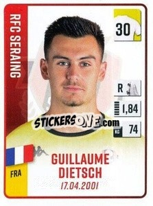 Cromo Guillaume Dietsch - Belgian Pro League 2022-2023 n. 269 - Panini