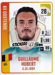 Sticker Guillaume Hubert - Belgian Pro League 2022-2023 n. 247 - Panini