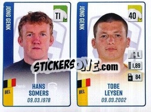Figurina Hans Somers / Tobe Leysen - Belgian Pro League 2022-2023 n. 465 - Panini