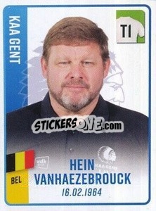 Sticker Hein Vanhaezebrouck - Belgian Pro League 2022-2023 n. 158 - Panini