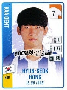 Figurina Hyun-Seok Hong - Belgian Pro League 2022-2023 n. 171 - Panini