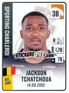 Sticker Jackson Tchatchoua - Belgian Pro League 2022-2023 n. 107 - Panini