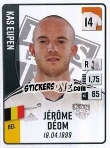Cromo Jérôme Déom - Belgian Pro League 2022-2023 n. 123 - Panini