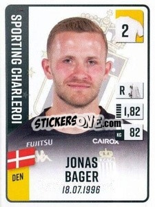 Cromo Jonas Bager - Belgian Pro League 2022-2023 n. 98 - Panini