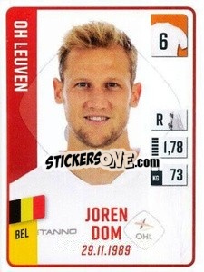 Cromo Joren Dom - Belgian Pro League 2022-2023 n. 233 - Panini