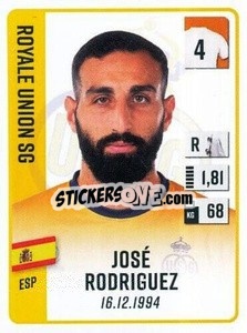 Cromo José Rodriguez - Belgian Pro League 2022-2023 n. 346 - Panini