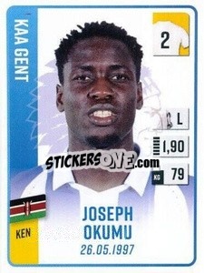 Figurina Joseph Okumu - Belgian Pro League 2022-2023 n. 162 - Panini