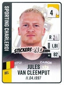 Figurina Jules Van Cleemput - Belgian Pro League 2022-2023 n. 95 - Panini