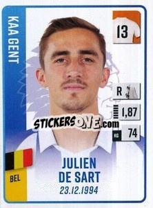 Figurina Julien De Sart - Belgian Pro League 2022-2023 n. 165 - Panini