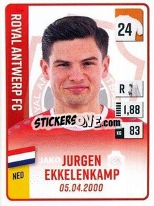Cromo Jurgen Ekkelenkamp - Belgian Pro League 2022-2023 n. 34 - Panini