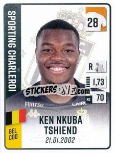 Cromo Ken Nkuba Tshiend - Belgian Pro League 2022-2023 n. 105 - Panini