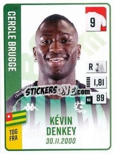 Figurina Kévin Denkey - Belgian Pro League 2022-2023 n. 62 - Panini