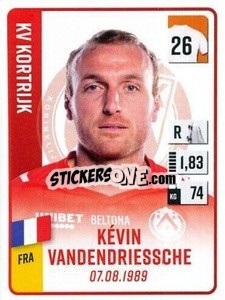 Cromo Kévin Vandendriessche - Belgian Pro League 2022-2023 n. 188 - Panini