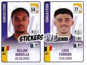 Cromo Killian Sardella / Luca Ferrara - Belgian Pro League 2022-2023 n. 401 - Panini