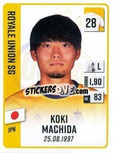 Cromo Koki Machida - Belgian Pro League 2022-2023 n. 341 - Panini