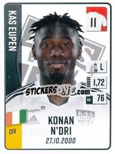 Cromo Konan N'dri - Belgian Pro League 2022-2023 n. 129 - Panini