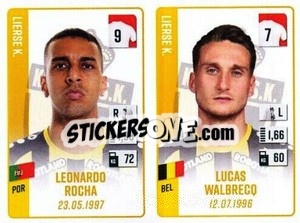 Cromo Leonardo Rocha / Lucas Walbrecq - Belgian Pro League 2022-2023 n. 483 - Panini