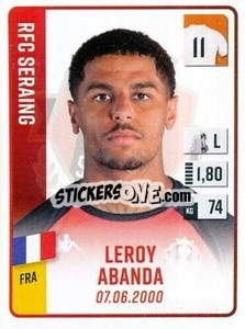Cromo Leroy Abanda - Belgian Pro League 2022-2023 n. 279 - Panini