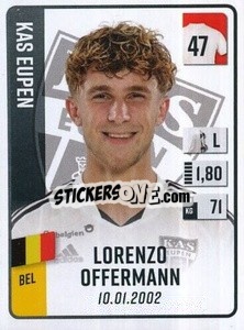 Cromo Lorenzo Offerman - Belgian Pro League 2022-2023 n. 131 - Panini