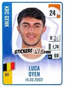 Figurina Luca Oyen - Belgian Pro League 2022-2023 n. 149 - Panini