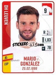 Figurina Mario González - Belgian Pro League 2022-2023 n. 242 - Panini