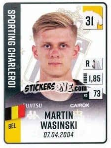 Cromo Martin Wasinski - Belgian Pro League 2022-2023 n. 99 - Panini