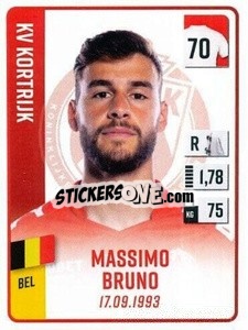 Cromo Massimo Bruno - Belgian Pro League 2022-2023 n. 193 - Panini
