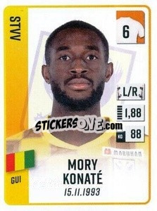 Figurina Mory Konaté - Belgian Pro League 2022-2023 n. 302 - Panini