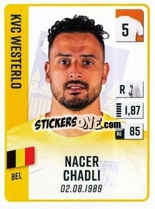 Sticker Nacer Chadli - Belgian Pro League 2022-2023 n. 370 - Panini