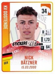 Cromo Nick Bätzner - Belgian Pro League 2022-2023 n. 255 - Panini