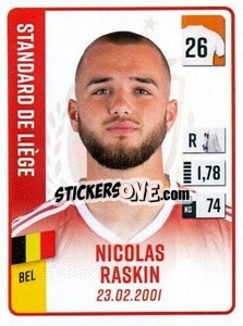 Figurina Nicolas Raskin - Belgian Pro League 2022-2023 n. 320 - Panini