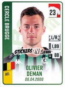Cromo Olivier Deman - Belgian Pro League 2022-2023 n. 63 - Panini